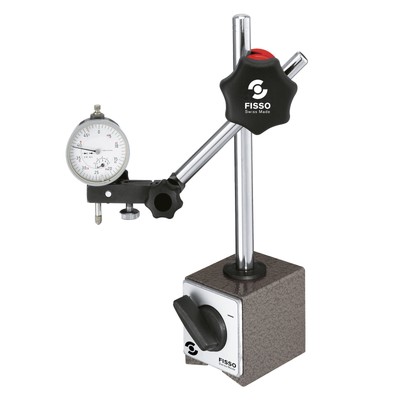 FISSO Base Line Messstativ, Gelenkstativ, Messuhrhalter, Höhe 277 / 367 / 453 mm