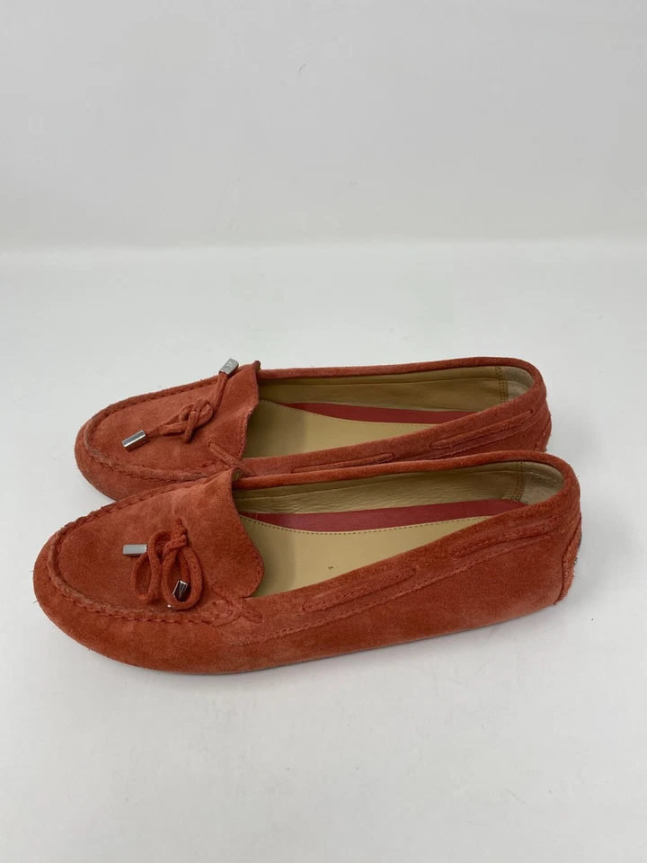 Michael Kors Mujer 7 M Azul Margarita Gamuza Mocasín Planos Barco Zapatos para Conducir Foto 3 de 4