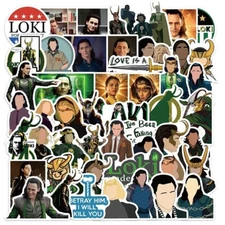 Marvel Loki  Sticker Packs Water Resistant Laptop Decal Comic