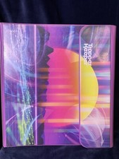MEAD Trapper Keeper Binder SUNSET Purple With 2 Folders Retro 2011
