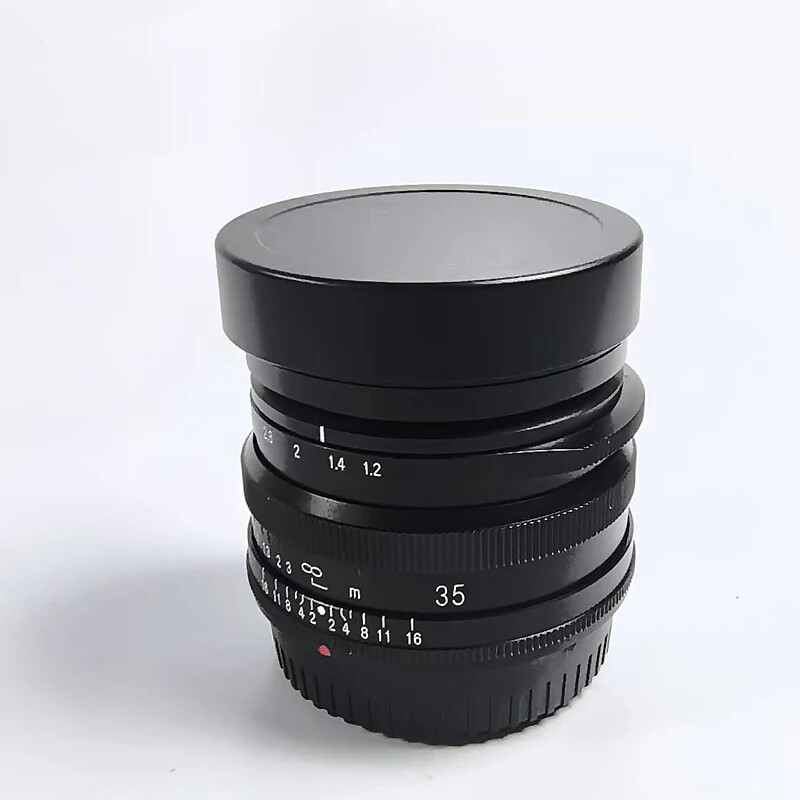 Metal Lens Hood W/TCap fit for VOIGTLANDER NOKTON 35mm F1.2 X 23mm