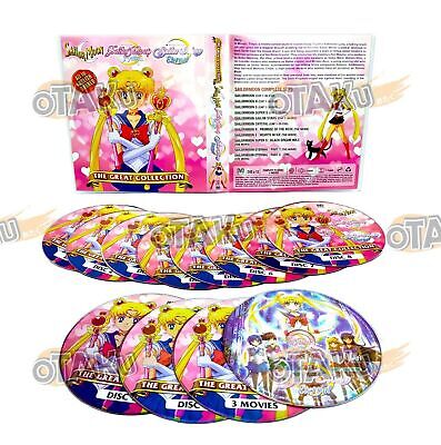 ANIME DVD SAILOR MOON SEASON 1-6 VOL.1-239 END + 5 MOVIE ENGLISH DUBBED~REG  ALL