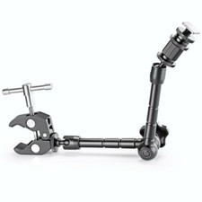 11 inch Aluminum Alloy Articulating Magic Arm Super Clamp For Camera LCD Monitor
