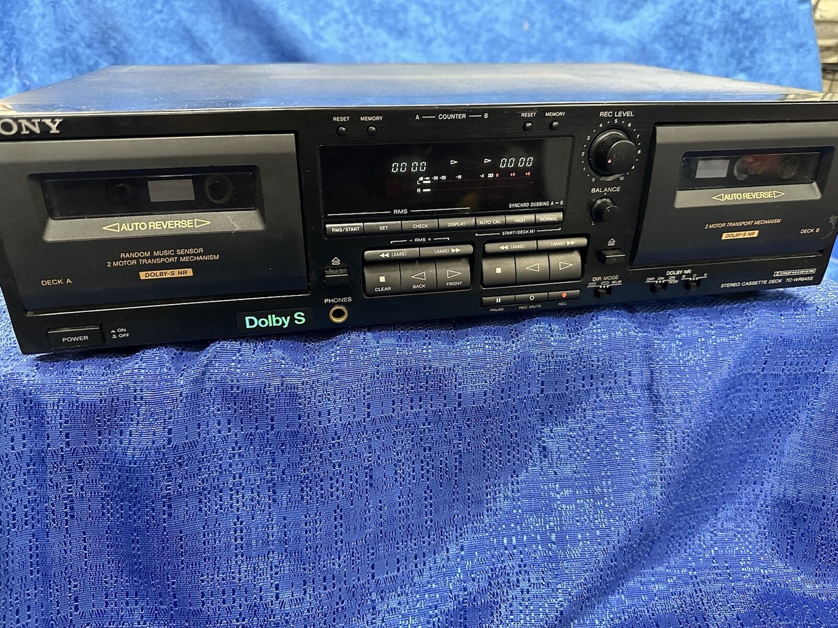 その他 Sony Cassette Deck TC-WR 645S Dolby s Sony TC-WR645S Cassette Deck With Dolby S -power Tested