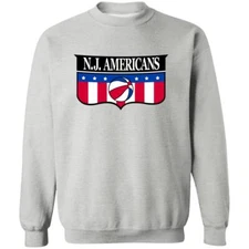 New Jersey Americans Sweatshirt Classic Crewneck | ABA Basketball Team