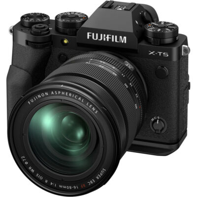 FUJIFILM X-T5 Mirrorless Camera with 16-80mm Lens (Black