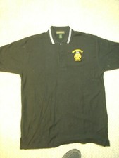 NEW  USS MONTERREY CG-61 EMBROIDERED LIGHT WEIGHT POLO SHIRT NAVY & WHITE