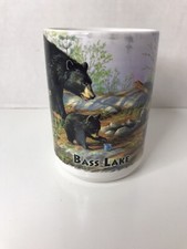 Bass Lake Bear Mug New Made In USA