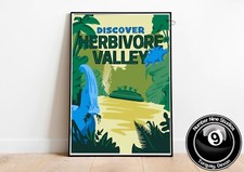 Jurassic World Ride Poster Artwork Illustration Print, signed by artist.Limited