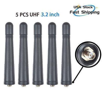 5PCS KRA-23 UHF Stubby Antenna for TK3303 TK3307 TK3312 TK3360 TK5320 Radio
