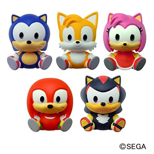 sega sonic the hedgehog figure in the fizzy bath salt, bomb