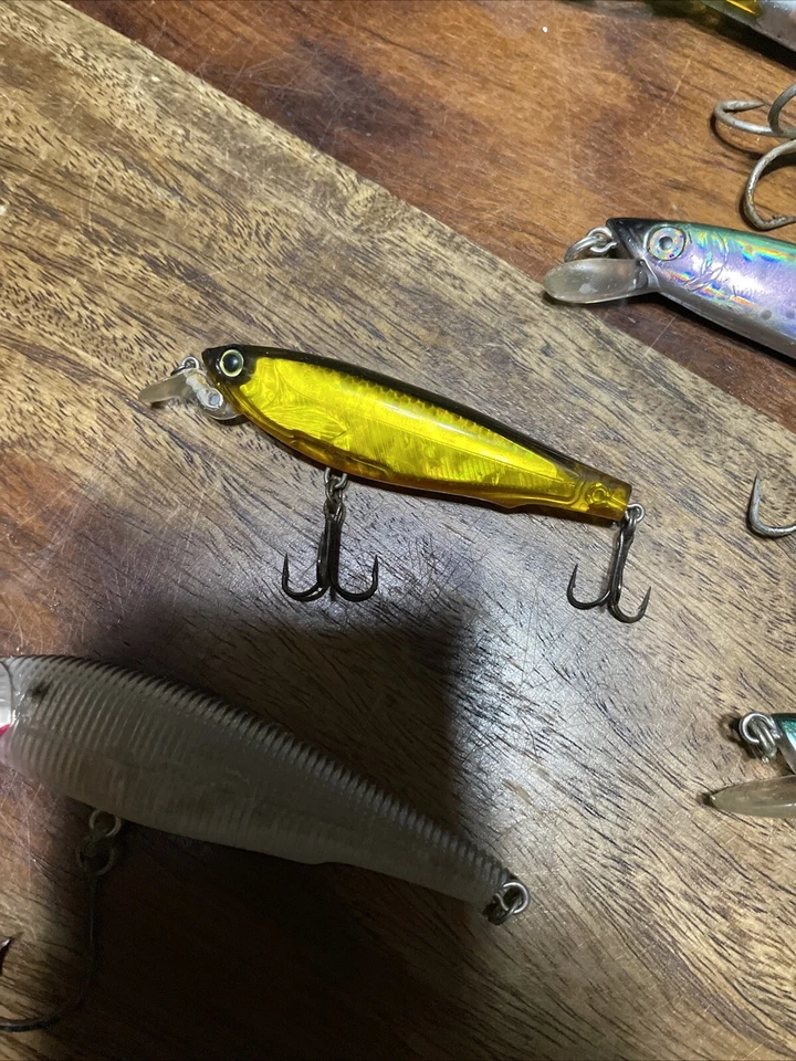 Yozuri Fishing Lures. Mag Crystal Minnow. SP. Pin Minnow. Rare Styles All Marked - Image 4 of 4