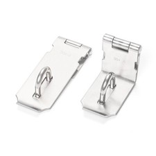 Padlock Door Bolt Lock Catch For Gate Cabinet Large Medium Small Stainless Steel