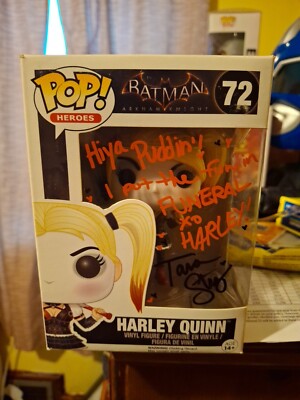 Funko Pop! Vinyl: Batman: Arkham Knight - Harley Quinn #72 Tara Strong Autograph