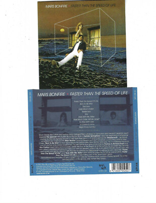 MARS BONFIRE - FASTER THAN THE SPEED OF LIFE (CD 2007) **11 TRACKS** EDMONTON