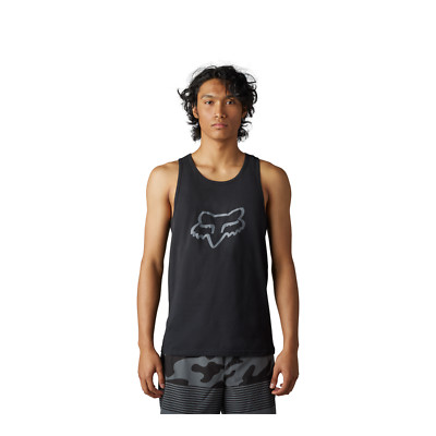 Fox Racing Premium Tank Top Fox Head Black/Black Medium WAS $25.95