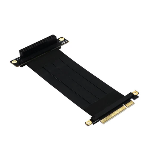 High Speed PCIE X8 Riser Cable 90 Degree Angle PCIe x8 Extension Cable PCIE