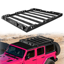 63x51 Roof Top Rack Cargo Basket For 2018-2026 Jeep Wrangler Jl 2 4dr 400lbs