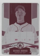 2009 Upper Deck Spectrum Printing Plate Magenta 1/1 Michael Bowden #108 Auto 3p9