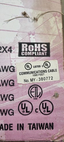 Holdkey Cat6 550MHz Communications Cable 1000 ft FAST FREE SHIPPING - 第 4/6 張圖片