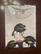 Vintage 80s-90s Geisha Girls Large T-Shirt in original packaging made in Japan