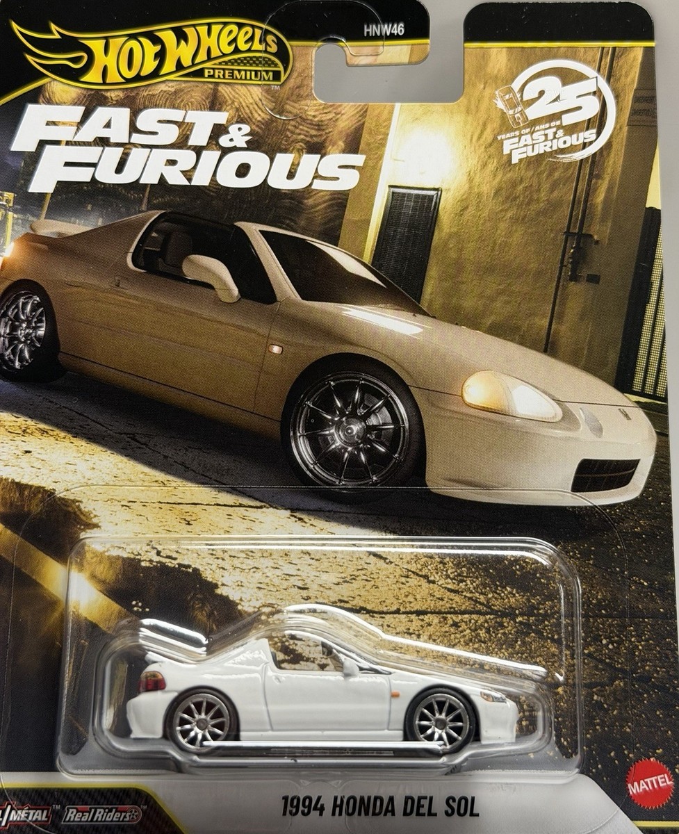 Hot Wheels 1994 HONDA DEL SOL 25th Anniversary FAST&FURIOUS 2025