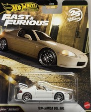 Hot Wheels 1994 HONDA DEL SOL 25th Anniversary FAST FURIOUS 2025