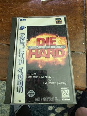 Die Hard Trilogy (Sega Saturn) CIB W/ Manual & Registration Card Tested!