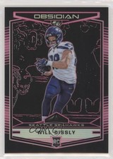 2018 Panini Obsidian Electric Etch Purple 56/75 Will Dissly #160 s3g