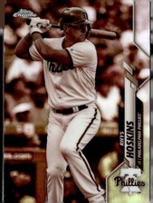 2020 Topps Chrome #184 Rhys Hoskins Sepia Refractor