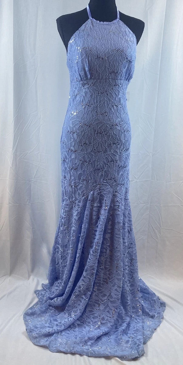 light blue dresses for juniors Kids Light Blue Long Sleeve Sequin Party Dress TXD018