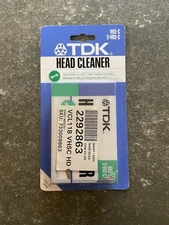 VCL-11 TDK Head Cleaner for VHS-C & S-VHS-C - Dry Type - New Sealed