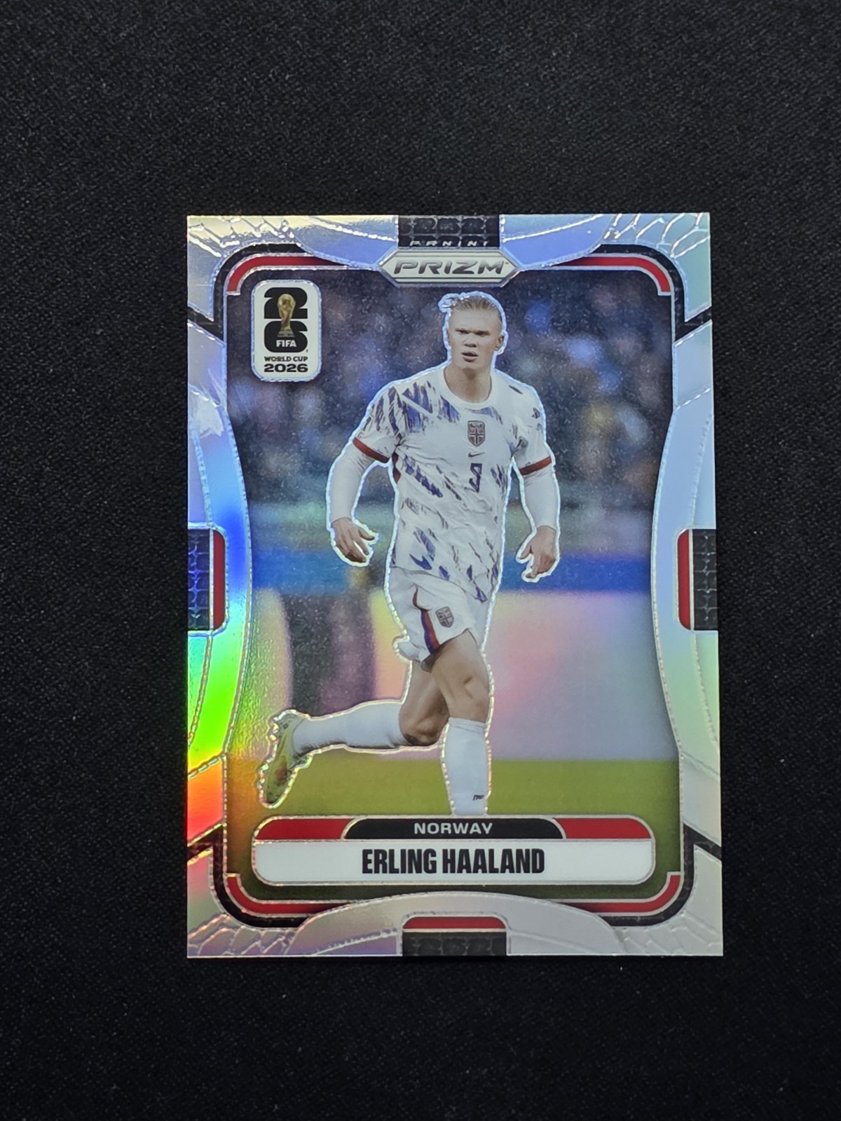 2026 Panini Prizm FIFA World Cup Soccer Erling Haaland #333 True Silver Prizm