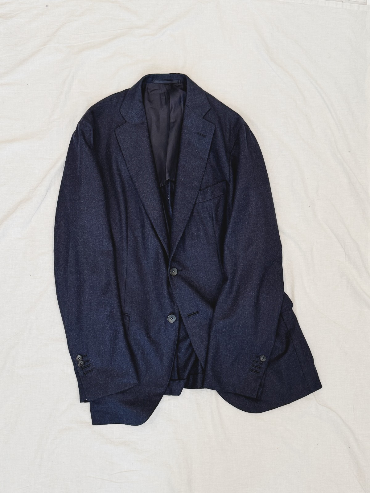 P. Johnson Single Breasted Wool Flannel Jacket – … - image 1