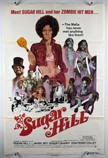 SUGAR HILL Movie Poster (Fine-) One Sheet 1974 Horror Blaxploitation 27265