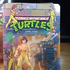 Vintage 1990 April O'Neil TMNT unpunched  Playmates Figure