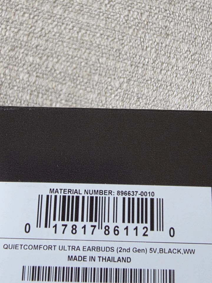 Auriculares Bose QuietComfort Ultra 2da Generación Modelo 2025 - Negros (896637-0010) SELLADOS Foto 2 de 4