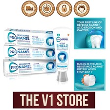 3 Pack of Active Shield Whitening Enamel Toothpaste - Fresh Mint Flavor 10.2 oz 0.99 per gallon