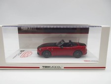 1/43 TSM MODEL Abarth 124 Spider Mini Car Red Costa Brava 1972 Red