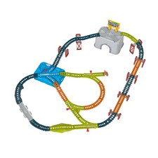 Thomas Friends Toy Train Tracks Set, Connect Build Bucket, 34-Piece Expansi