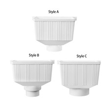 Rainwater Downspout Drainage Connector Fitting PVC Diverting Water Gutter Drain