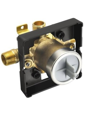 Universal Shower Valve for Delta R10000-UNWSHF Rough-In Valve w/Service Stops