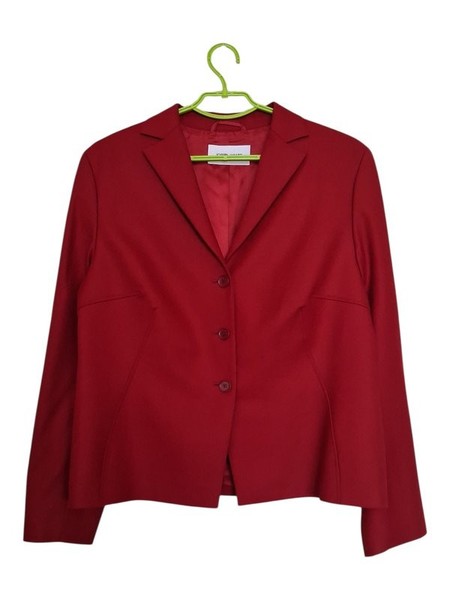 Women Joseph Janard Blazer Red Wool XL