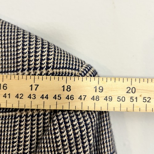 Men’s Blazer Size 44R Tweed Plaid Sports Coat - Picture 11 of 14