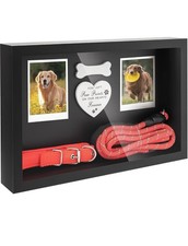 Dog Memorial Gifts for Loss of Dog, Pet Memorial Dog Picture Frame 13" Wooden...
