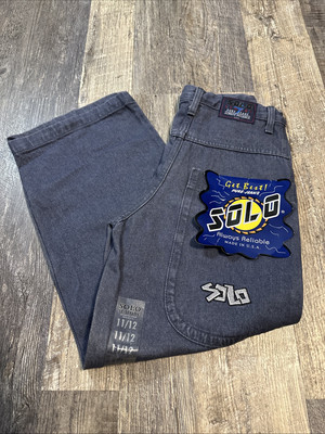 Solo Jeans Juniors 11/12 Authentic Denim Y2K Skater Deep Pockets