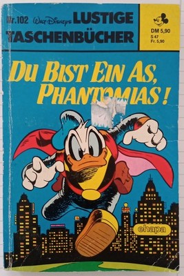 LTB Nr 102 Lustiges Taschenbuch Du bist ein As Phantomias Erstauflage 1985
