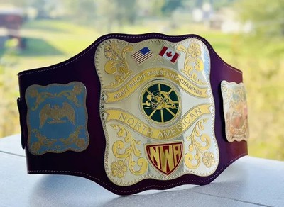 NWA Stampede North American Heavyweight Championship Belt 2mm raplica