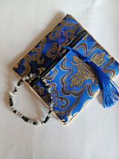 Magnetic Rounded Bead Hematite Bracelet In Gift Pouch Pain Relief Elastic Band