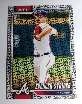 Topps 2026 Series 1 Spencer Strider Spring Training parallel #79 Atlanta Braves